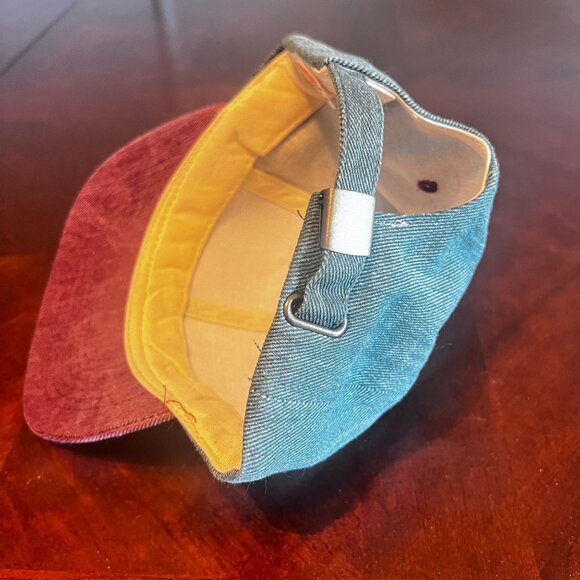 Vintage New Orleans Jazz Louisiana Cap By Headmost Adjustable Hat retro style - Picture 3 of 3